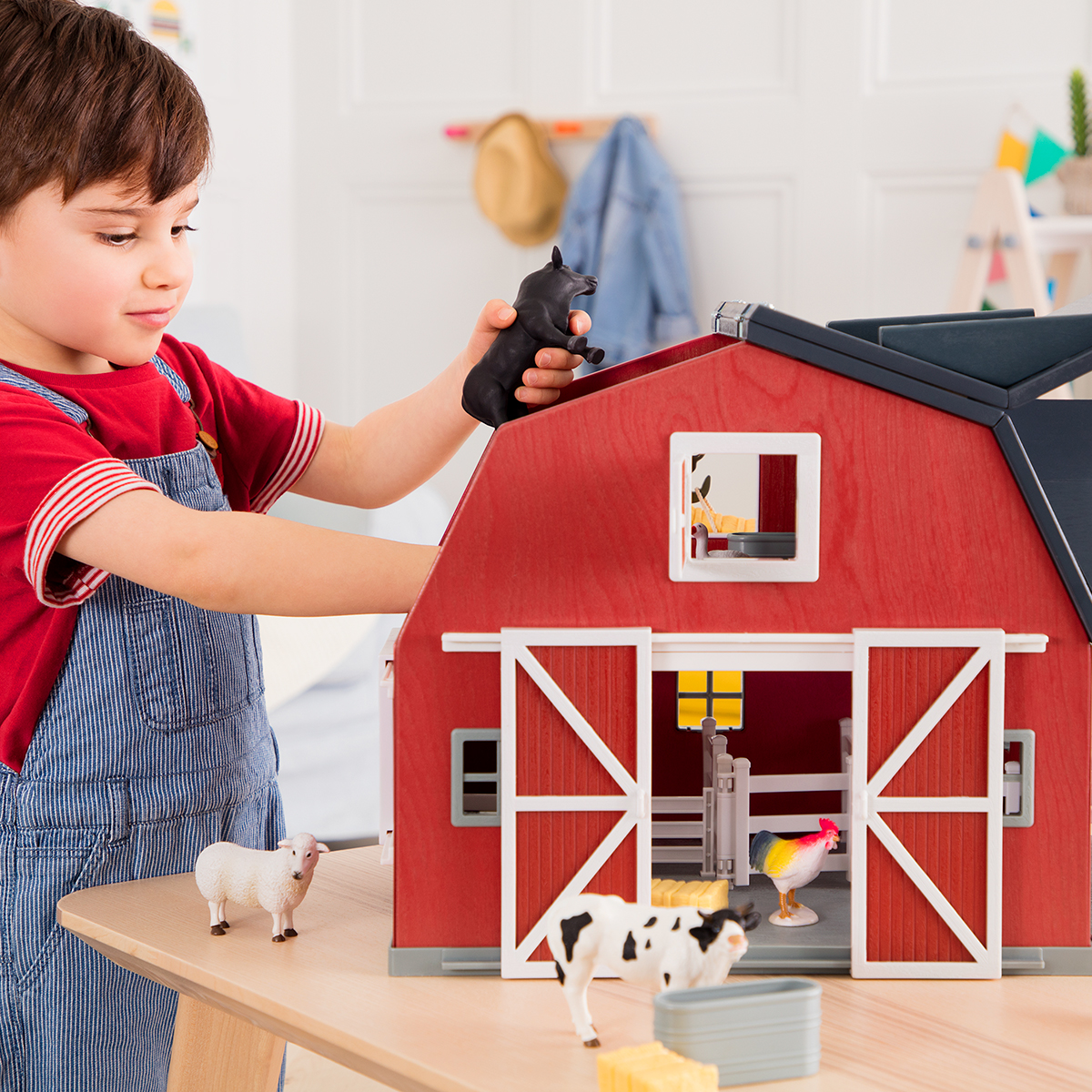 Kids Toy Barn, Wooden Play Barn