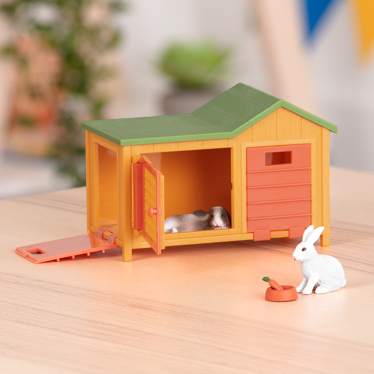 Toy rabbit outlet house