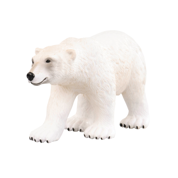 Toy polar bear figurine