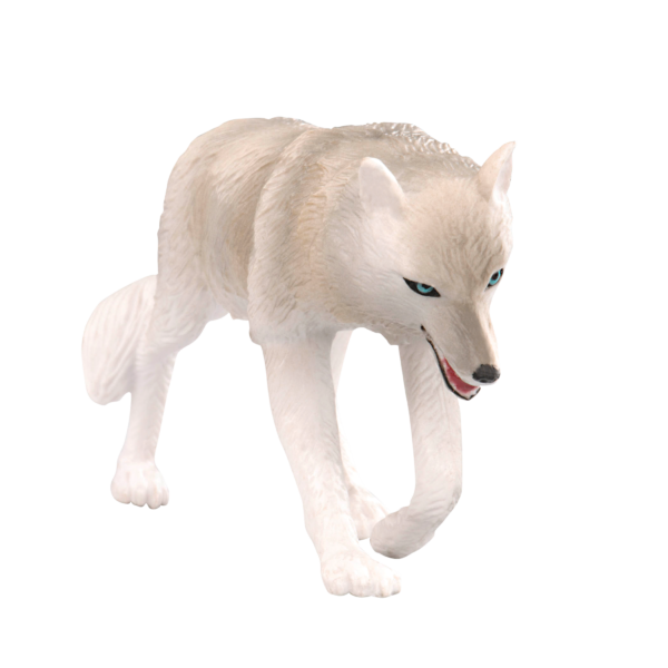 Toy wolf figurine