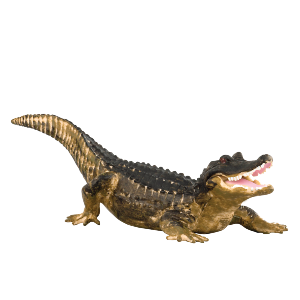 Toy alligator figurine