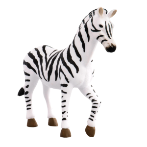 Toy zebra figurine