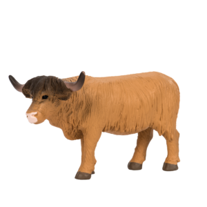 Toy highland cow figurine