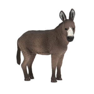 side view of a donkey