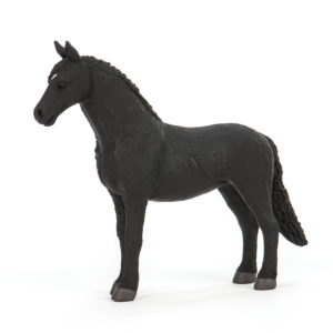 Toy Friesian horse figurine