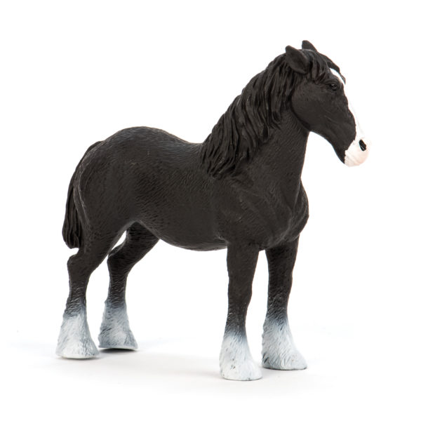 Toy Shire horse figurine