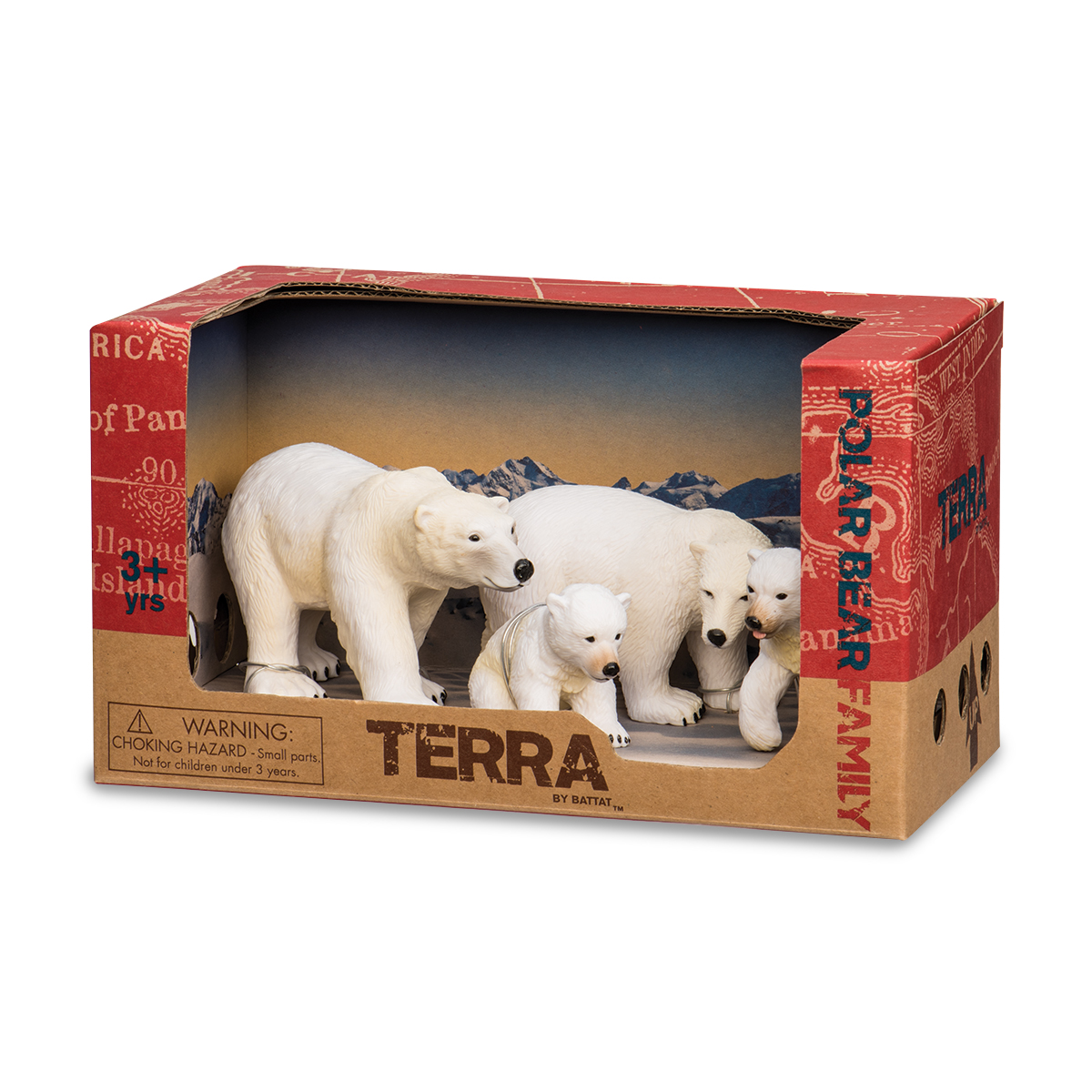 Polar Bear Family Terra By Battat