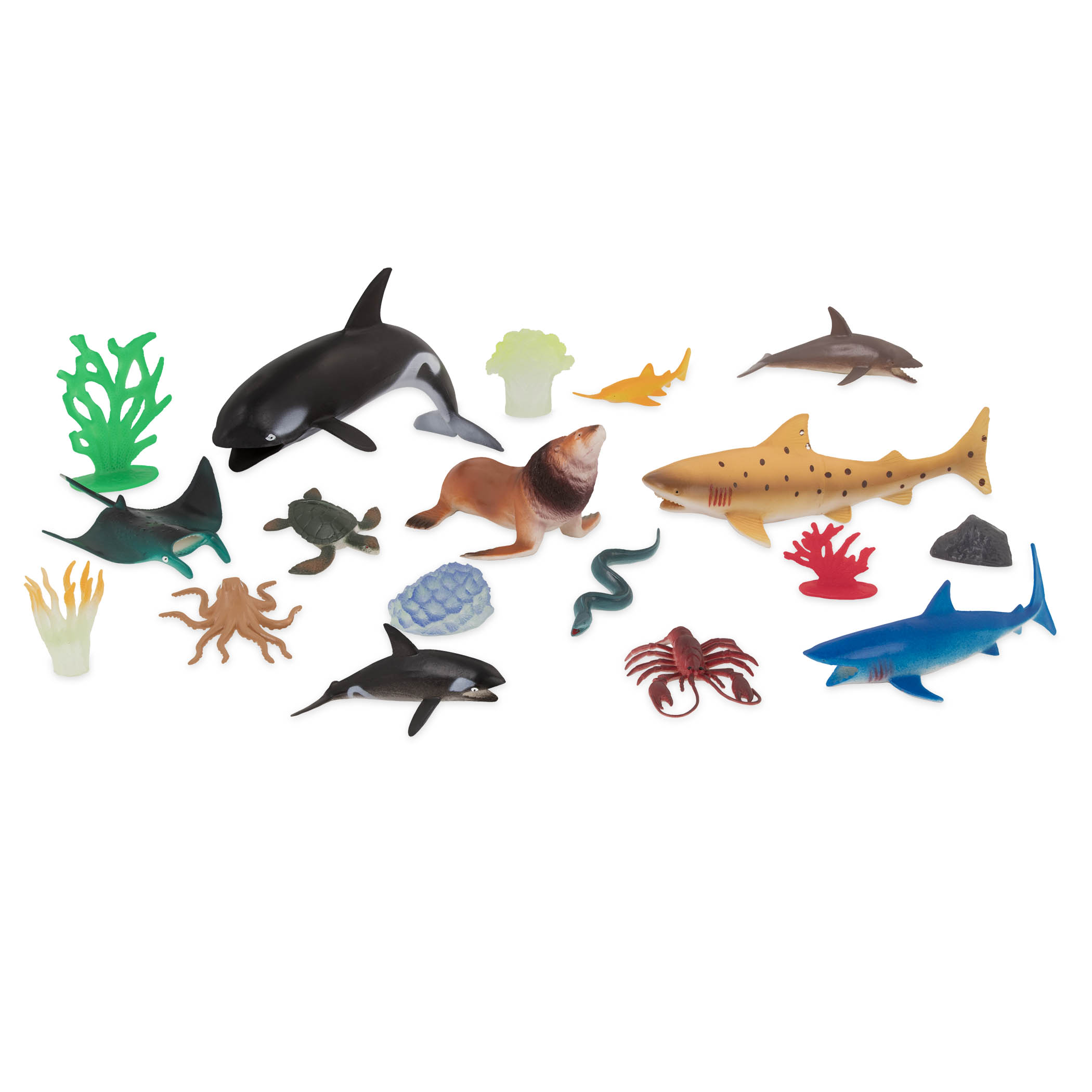 Set Mini-Tiermodellsimulation Ocean Marine World Sea Life Toy 12 Stück 
