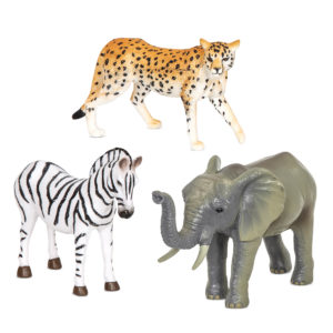 Jungle Animals – Zebra, Elephant, Cheetah – Terra by Battat
