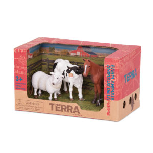 Farm Animals – Sheep, Bull, Horse – Terra by Battat