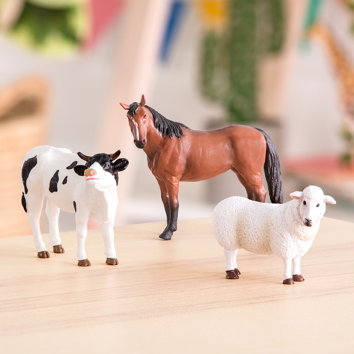 Plastic farm hot sale animals