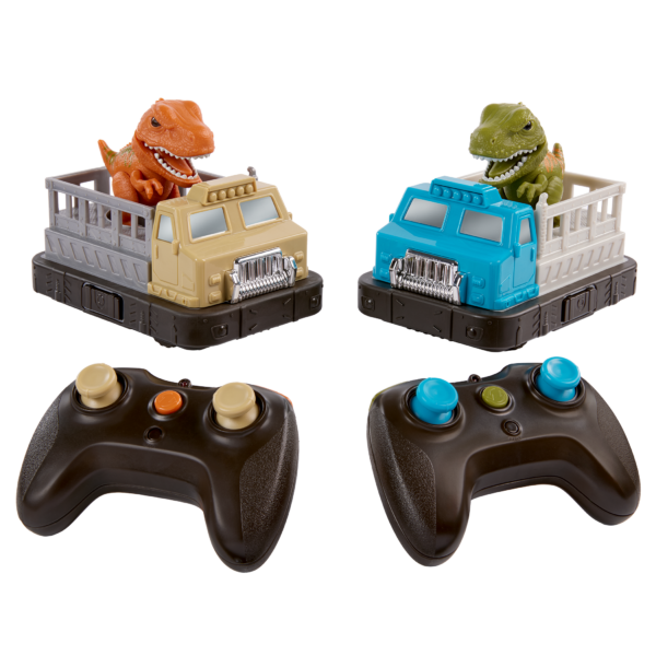 Remote control RC dinosaur bumper cars game 2-player game