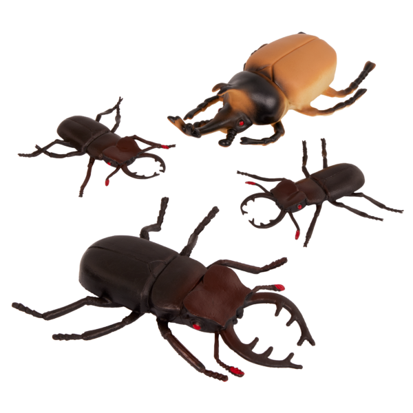 Beetle figurines included with Critters Bucket