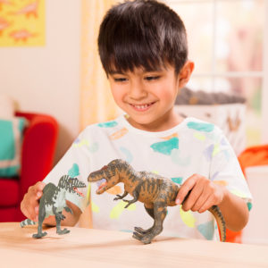 Terra by Battat - Lava Mountain - T-Rex Adventure - Jouet électronique  T-Rex Dinosaure pour enfants à partir de 3 ans (14 pièces) - Multi