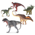 five dinosaurs