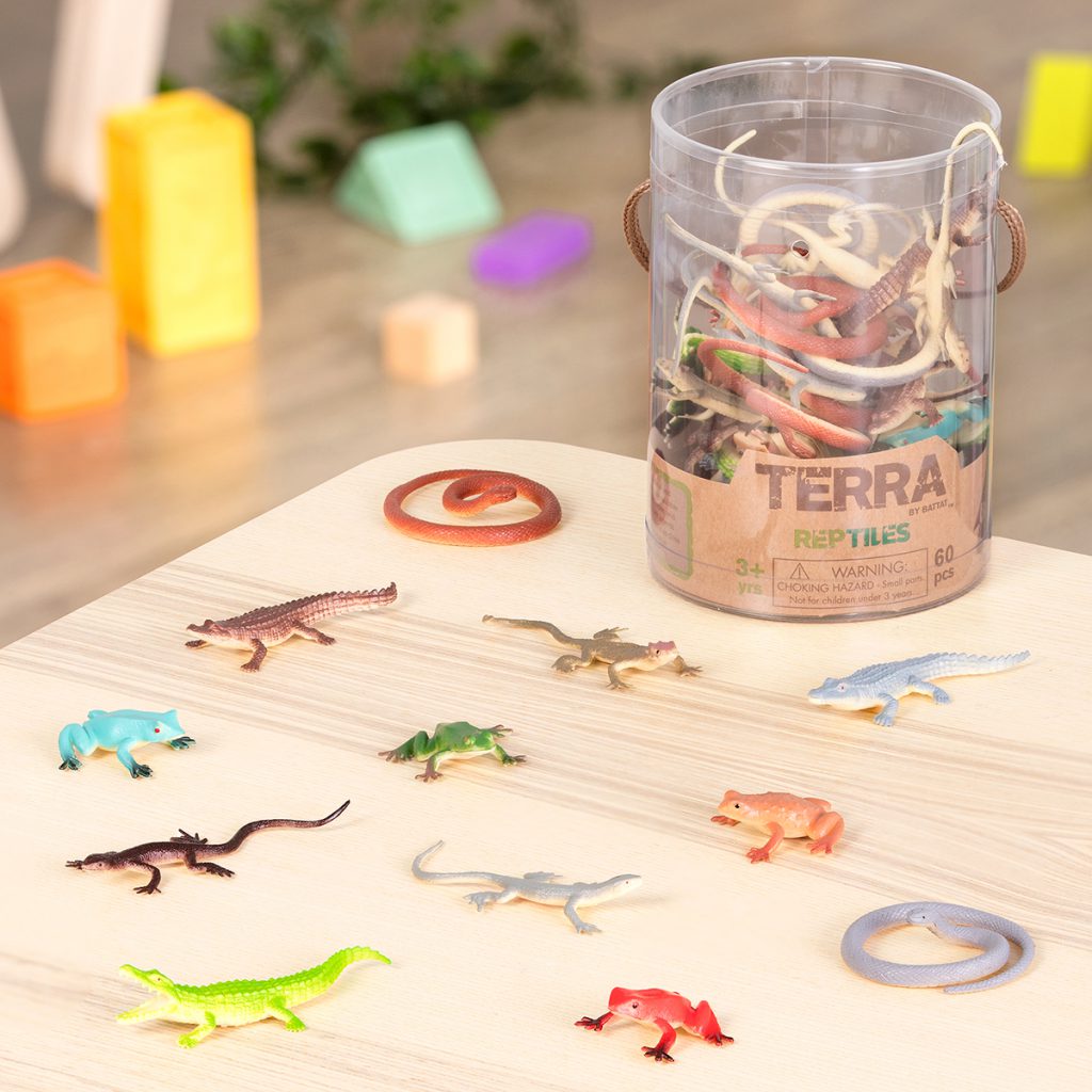 Reptiles In Tube Terra by Battat